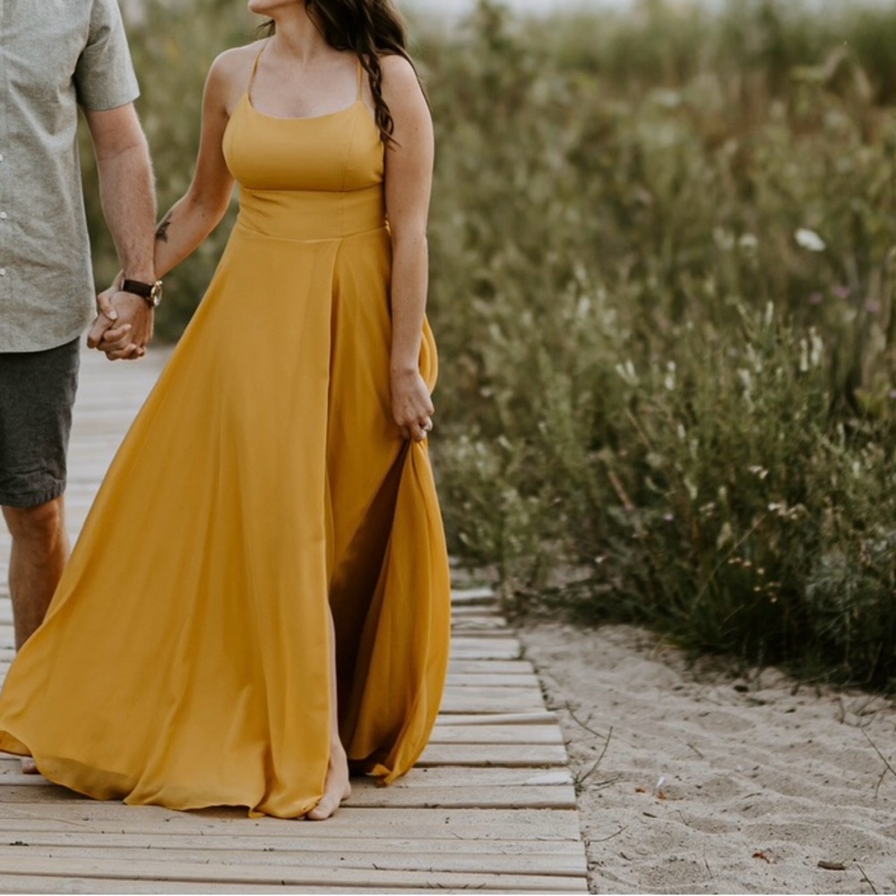 Gold Maxi Dress